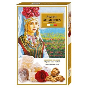 Lokum tradycyjne róża i orzech włoski 140G