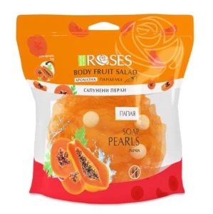 Gąbka z mydełkami Papaja 32G