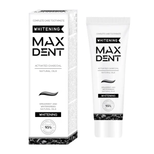 Pasta do zębów MaxDent z Aktywnym węglem i olejkami 75ML