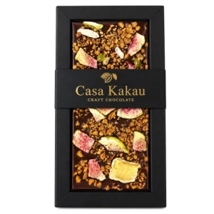 Ciemna czekolada z Figą i Karmelizowanymi Migdałami 80G