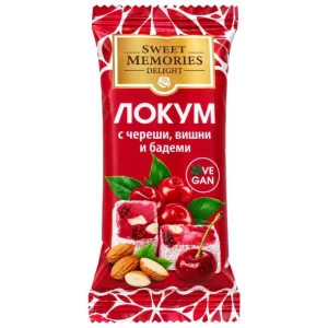 Batonik lokum z wiśnią i migdałami 30G